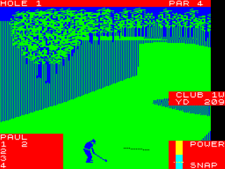 World Class Leader Board screenshot 3 for ZX Spectrum